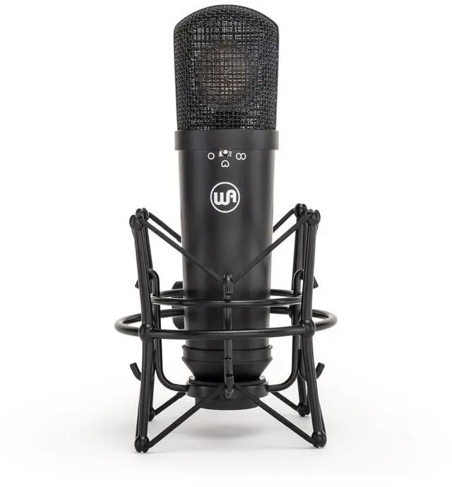 Main image of WA-87jr Large Diaphragm Condenser Mic with Shockmount, Rich Studio-Grade Sound for Vocals, Instruments, Podcasts, Black