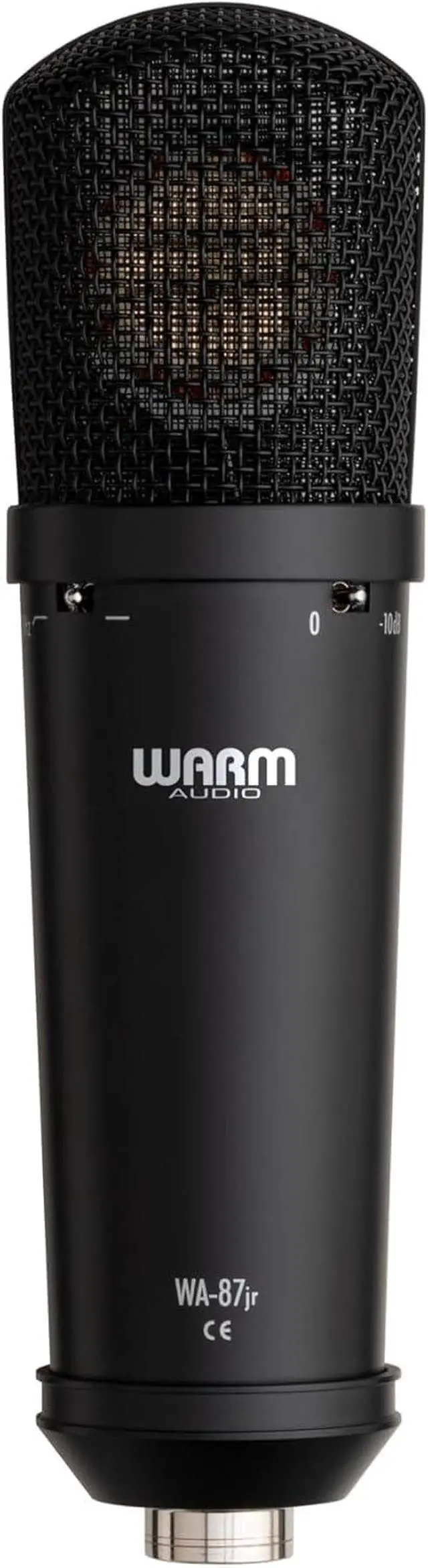 Alt view image 4 of 7 - WA-87jr Large Diaphragm Condenser Mic with Shockmount, Rich Studio-Grade Sound for Vocals, Instruments, Podcasts, Black