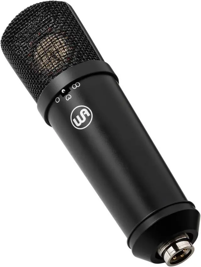 Alt view image 5 of 7 - WA-87jr Large Diaphragm Condenser Mic with Shockmount, Rich Studio-Grade Sound for Vocals, Instruments, Podcasts, Black