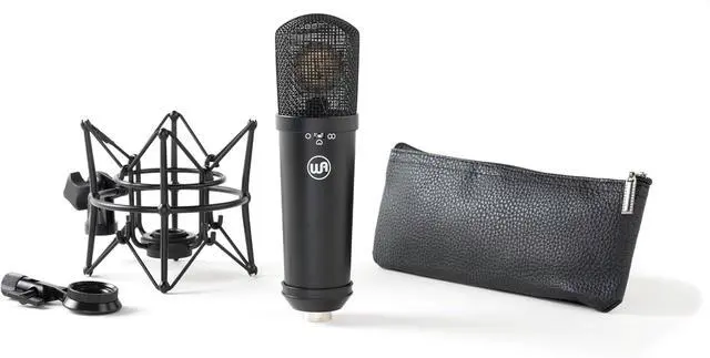 Alt view image 7 of 7 - WA-87jr Large Diaphragm Condenser Mic with Shockmount, Rich Studio-Grade Sound for Vocals, Instruments, Podcasts, Black