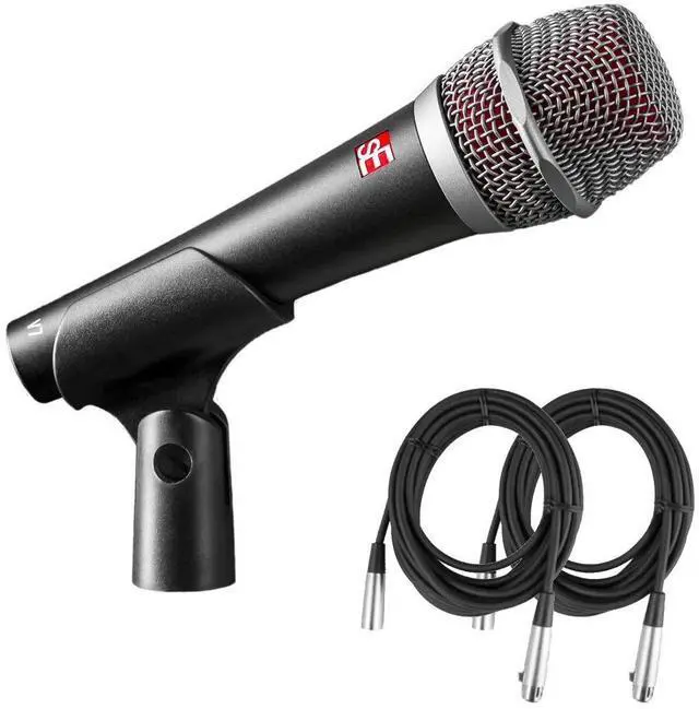 Main image of V7 Handheld Dynamic Microphone Bundle with 2 XLR Cables