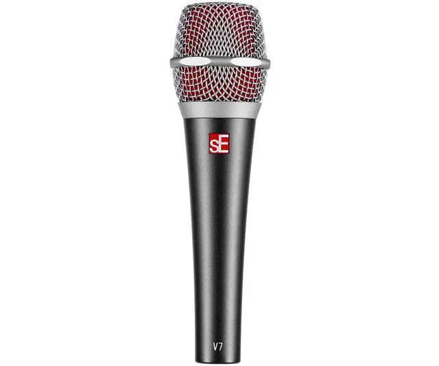 Alt view image 3 of 5 - V7 Handheld Dynamic Microphone Bundle with 2 XLR Cables