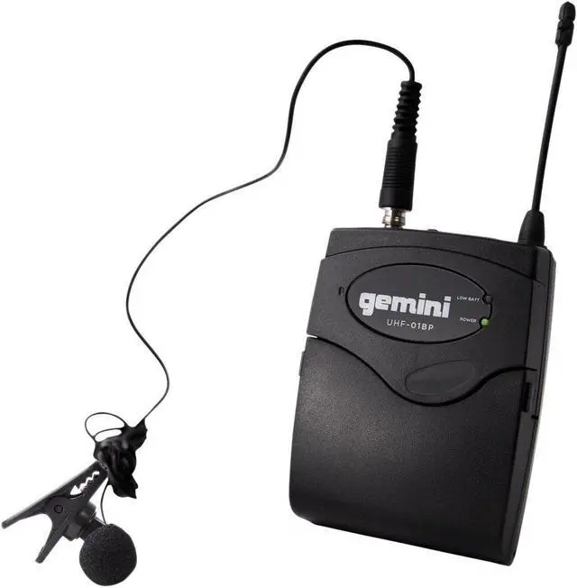 Alt view image 5 of 5 - 4-Mic UHF Wireless Headset & Lavalier System, 150ft (UHF-04HL) | 4-mic UHF headset & lavalier system - 4 channels, 517-537 MHz - 150 ft range - volume rotary control
