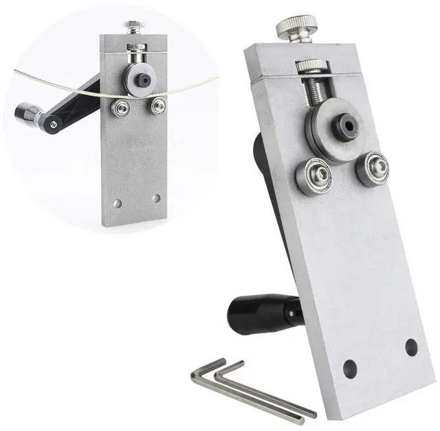 Main image of Guitar Fretwire Bender - Fret Wire Bending and Straightening Luthier Tool for Guitar & Bass Radian Adjusters, Repair & Maintenance, Chrome