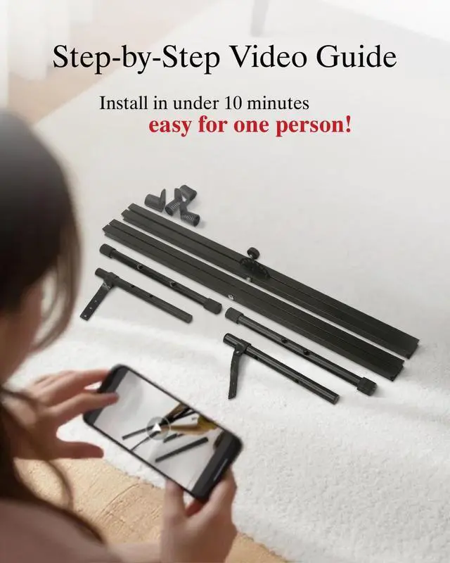 Alt view image 6 of 7 - Longeye Extra Stability Piano Stand and Bench for 88-Key & 61-Key Piano Keyboard, Adjustable Piano Chair with cushion, Foldable X-Style Stand, Padded Seat, Compact, White