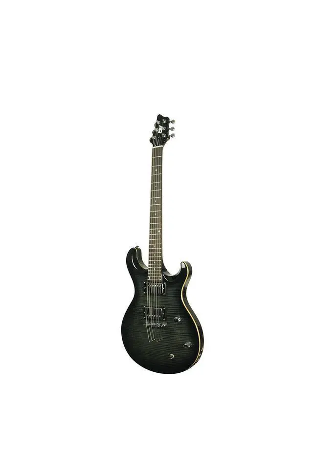 Alt view image 3 of 7 - 6 String IP-350 TBK PRS Solid-Body Electric Guitar, Trans Black