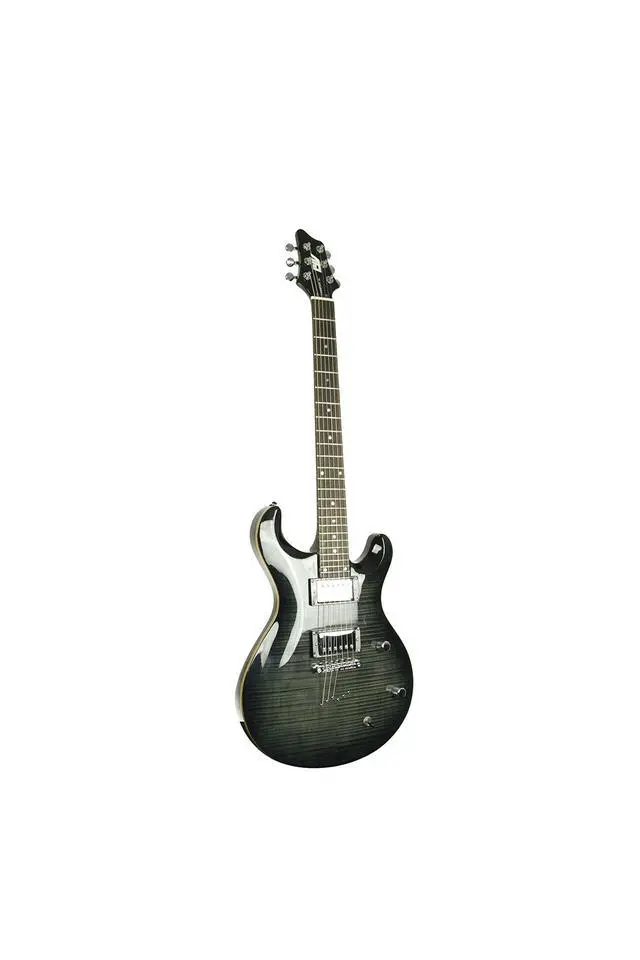 Alt view image 7 of 7 - 6 String IP-350 TBK PRS Solid-Body Electric Guitar, Trans Black