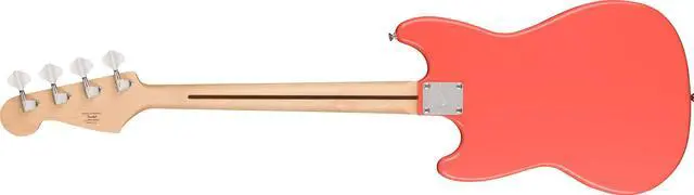 Alt view image 2 of 7 - Squier Squier Sonic Bronco Bass, Tahitian Coral, Maple Fingerboard