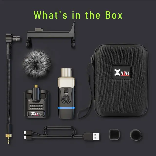 Alt view image 7 of 7 - U8 Acoustic Guitar Wireless System 2.4GHz Wireless Guitar Transmitter and Receiver for Acoustic Classical Guitar