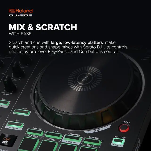 Alt view image 6 of 7 - DJ-202 Compact DJ Controller
