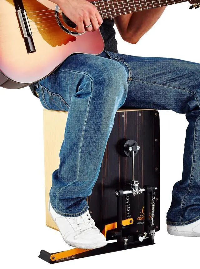 Alt view image 2 of 7 - Hands Free Percussion - Right-Foot Cajon Pedal, Bag