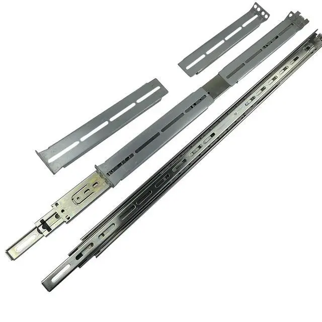 Alt view image 2 of 7 - Rackmount Sliding Rails - Kit for 1U-4U Chassis (Adjustable 26" to 40" Depth) 2 or 4 Post Mount Sliders for Server Case (Compatible with Any Standard Rack, Cabinet, Computer Enclosure) TP1812