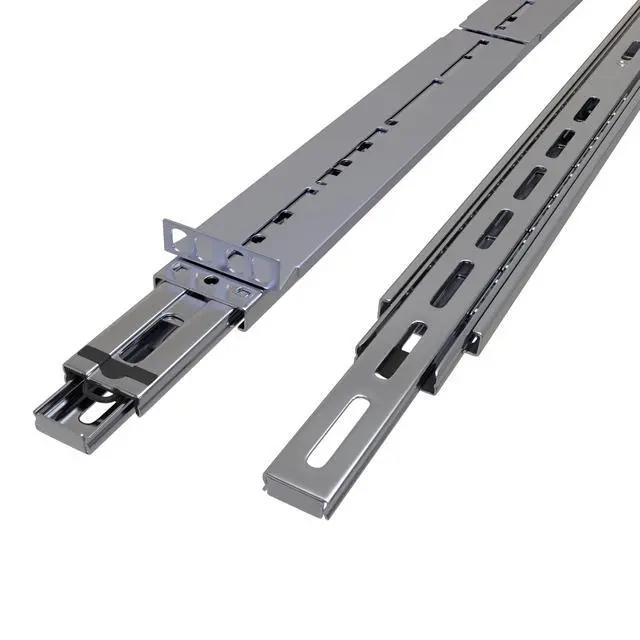 Alt view image 3 of 7 - Rackmount Sliding Rails - Kit for 1U-4U Chassis (Adjustable 26" to 40" Depth) 2 or 4 Post Mount Sliders for Server Case (Compatible with Any Standard Rack, Cabinet, Computer Enclosure) TP1812