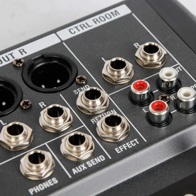 Alt view image 4 of 7 - Audio Mixer Professional 12 channel,DX12 Sound Board DJ Mixing Console System Interface USB MP3 Input Bluetooth 48V Phantom Power,Black, USB Audio Mixer for PC,for Studio Karaoke Live Music