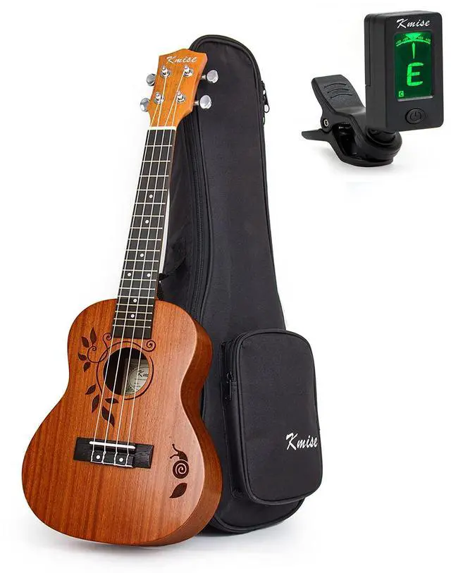 Main image of Concert Ukulele Uke Acoustic Hawaiian Guitar 23 Inch 18 Frets Mahagany With Ukelele Bag and Tuner