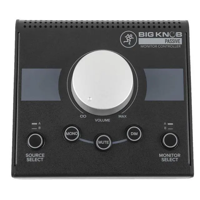 Alt view image 2 of 7 - Big Knob Passive (Non-Powered) 2x2 Studio Monitor Controller Signal Attenuator for Pro Audio | Big Knob Volume, Mono, Mute, Dim, 1/4 Trs I and O Plus 3.5mm Input, No Power