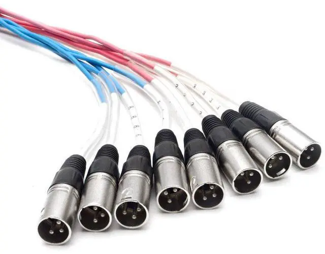 Alt view image 2 of 5 - SARLX-8x50 - 8 Channel XLR Snake Cable - 50 Feet Long - Pro Audio Snake for Live Live, Recording, Studios, and Gigs - Patch, Amp, Mixer, Audio Interface 50'