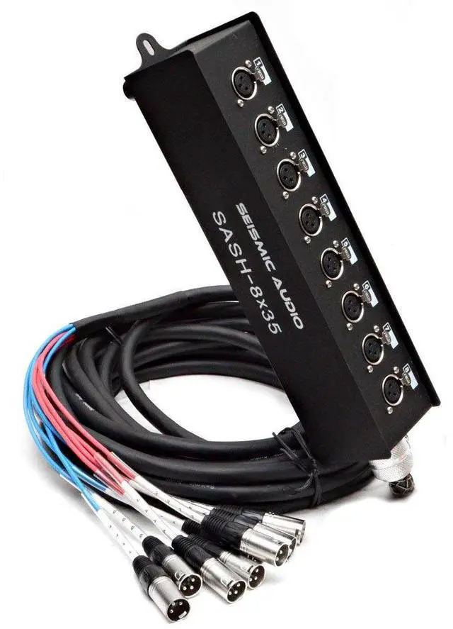 Main image of SASH-8x35 - 8 Channel XLR Send Sub Snake Cable - 35 Feet
