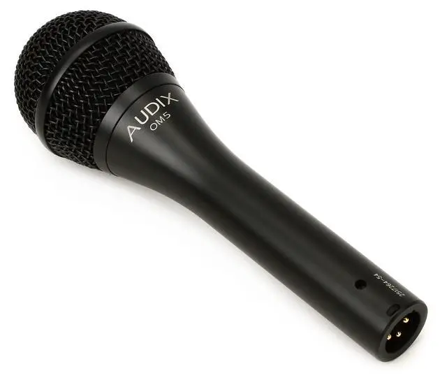 Alt view image 5 of 6 - OM5 Hypercardioid Handheld Dynamic Vocal Microphone for Stage Singers - Black