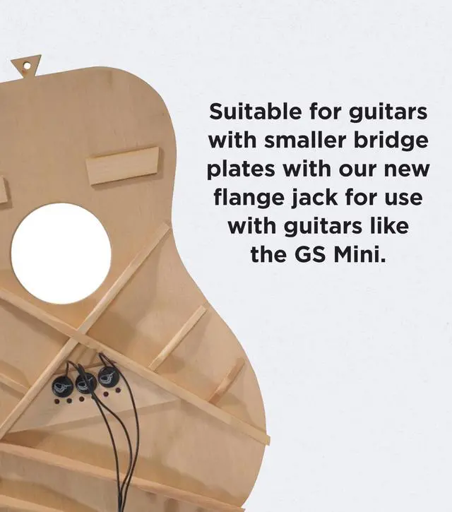 Alt view image 5 of 6 - Passive Piezo Acoustic Pickup EP201KM | Three Balanced German-made Passive Pickup Elements, Piezo Pickup for Acoustic Guitars (Ceramic)