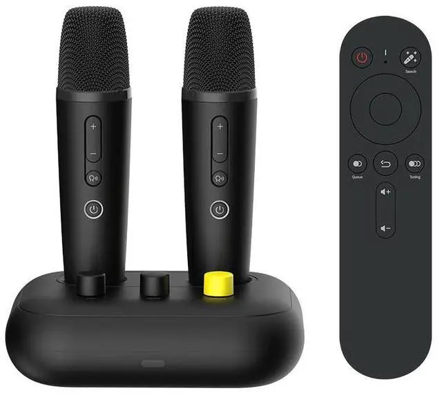 Main image of K3 Karaoke Machine with 2 Mics,Millions of Free Songs (English/Spanish/Tagalog/Chinese/French/Portuguese/Italian/Korean/Vietnamese...) Home Karaoke System for TV & Projector