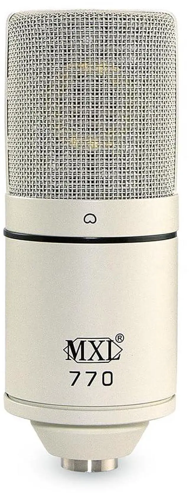 Main image of 770 Condenser Microphone for Podcasting, Singing, Home Studio Recording, Gaming & Streaming | XLR | Large Diaphragm | Cardiod (ViNTAGE WHITE)