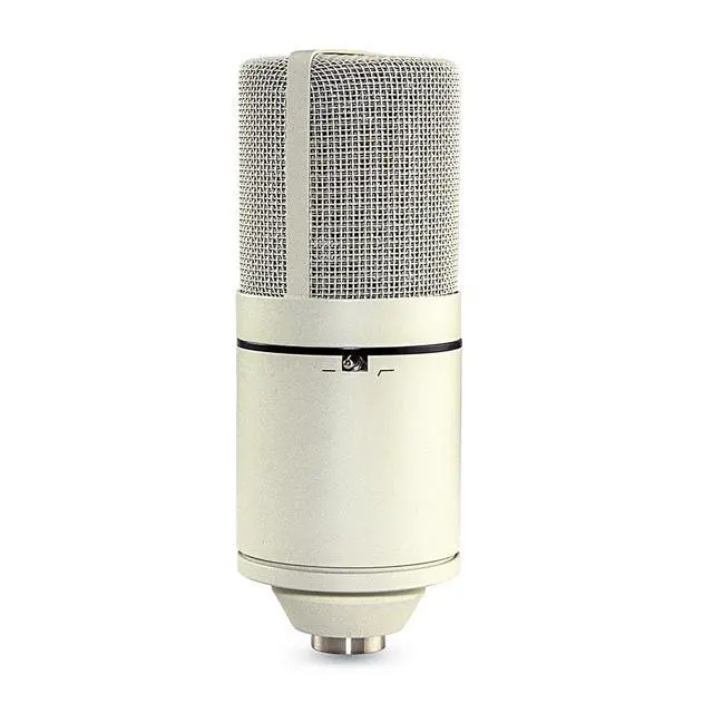 Alt view image 4 of 7 - 770 Condenser Microphone for Podcasting, Singing, Home Studio Recording, Gaming & Streaming | XLR | Large Diaphragm | Cardiod (ViNTAGE WHITE)