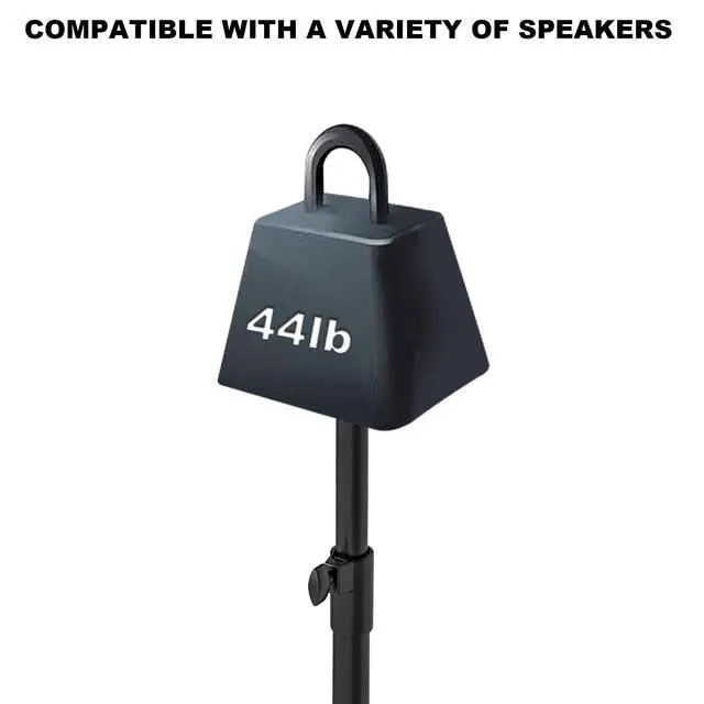 Alt view image 7 of 7 - Speaker Stand for JBL Partybox 110/100/120, Adjustable Height | All-Metal Heavy Base, Holds 44 lbs, Sturdy Floor Stand for JBL Partybox 100/110/120,Household, party, performance