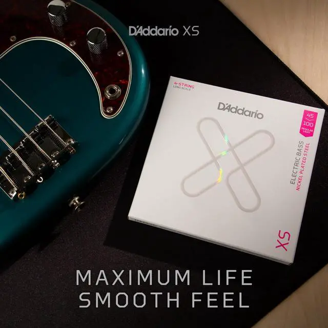 Alt view image 3 of 7 - XS Coated Bass Strings XSB32130MS, 32-130, 6-String | XS coated bass strings deliver maximum life, smooth feel, tuning stability, enhanced response and powerful tone