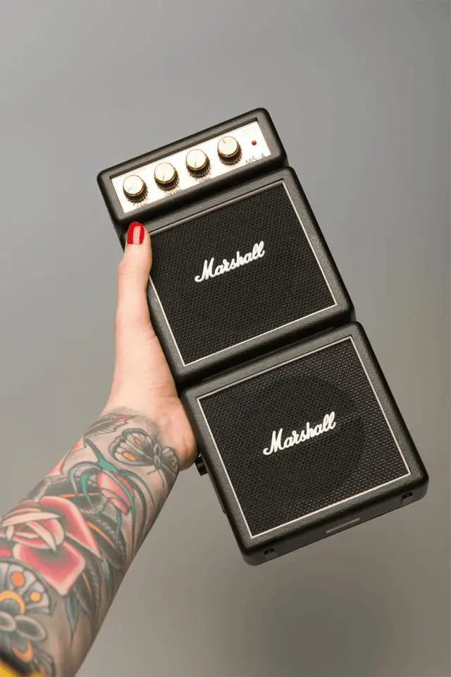 Alt view image 4 of 5 - MS4 Battery-Powered Mini Micro Full Stack Guitar Amplifier