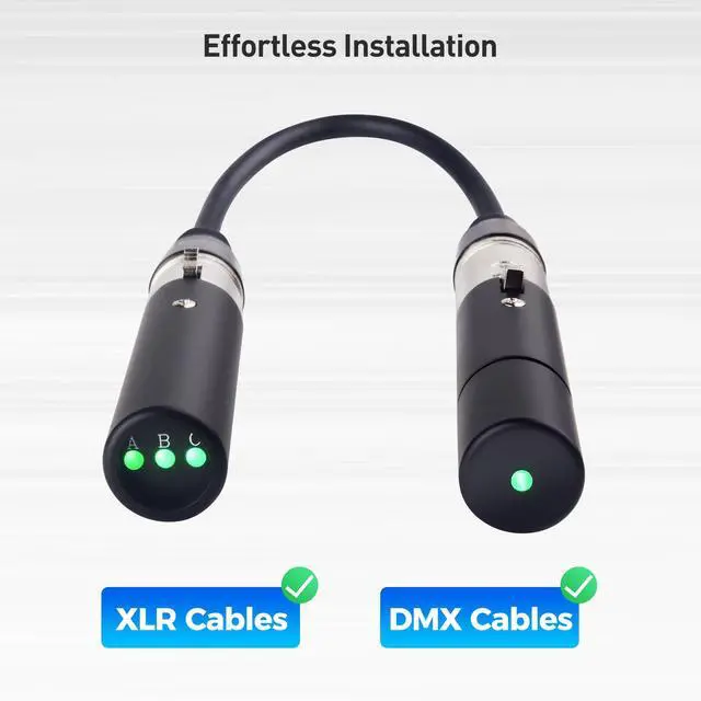 Alt view image 4 of 7 - XLR Cable Tester, XLR Sniffer for Microphones and DMX | For DMX Lighting and Audio Equipment