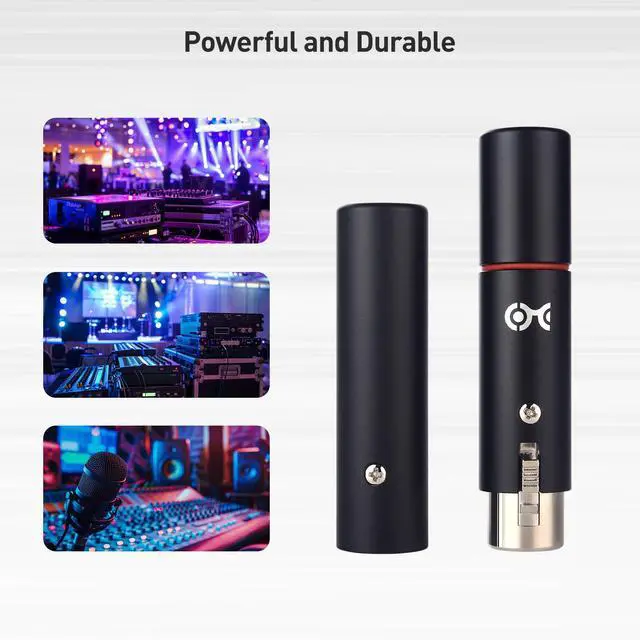 Alt view image 6 of 7 - XLR Cable Tester, XLR Sniffer for Microphones and DMX | For DMX Lighting and Audio Equipment