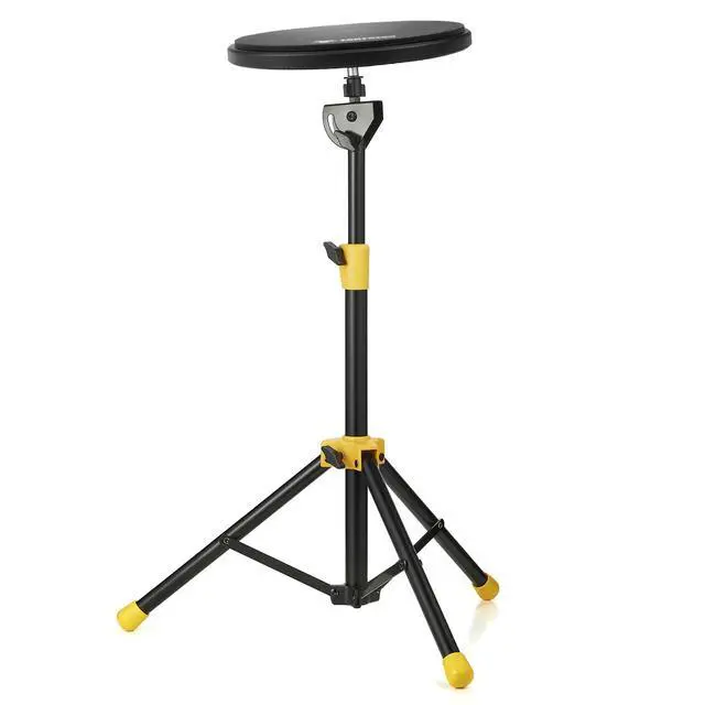 Alt view image 5 of 5 - TENTEOTEN Electronic Mounting Stand with Plate, Portable Mounting Stand for Electronic Modules & Controller Multi Pads and Drum Pads (Yellow)