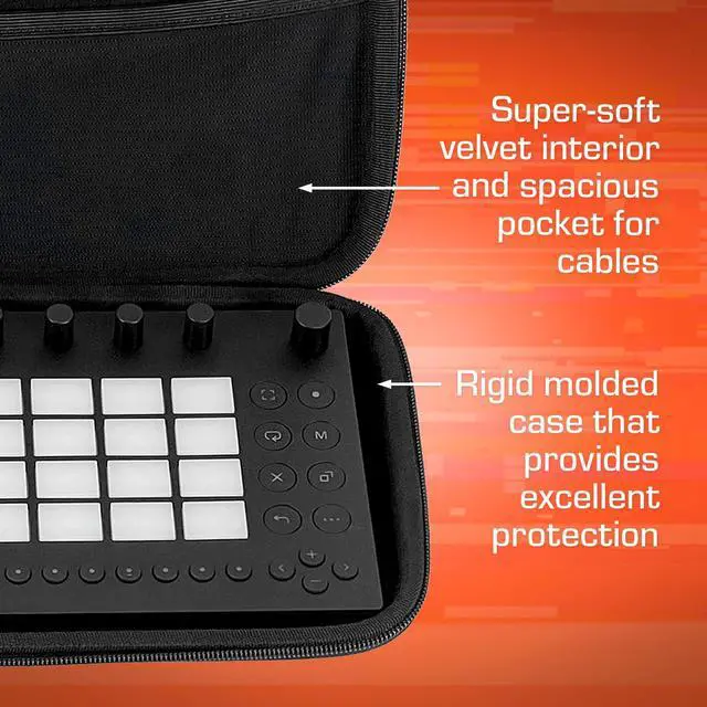 Alt view image 3 of 5 - Ableton Move Case - Custom-Fitted Compact PULSE Hard Case
