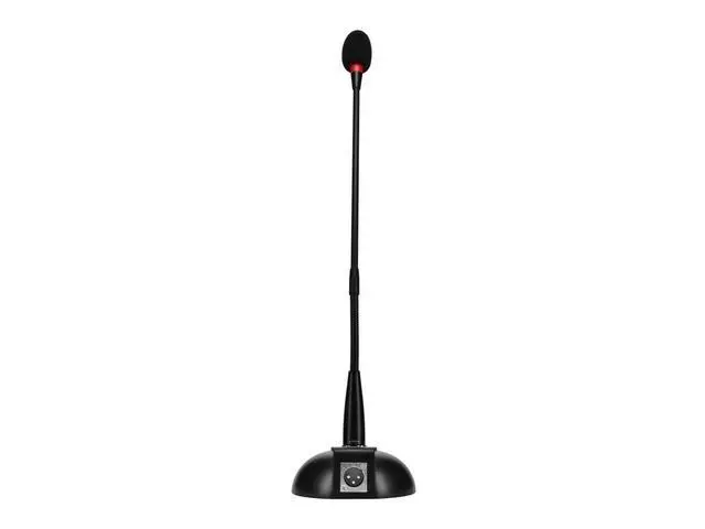 Alt view image 3 of 6 - Commercial Audio Desktop Paging Microphone with On/Off Button (No Logo),Black