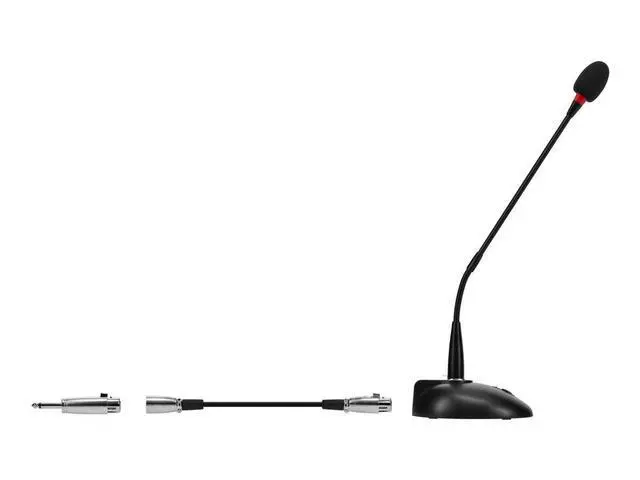 Alt view image 5 of 6 - Commercial Audio Desktop Paging Microphone with On/Off Button (No Logo),Black