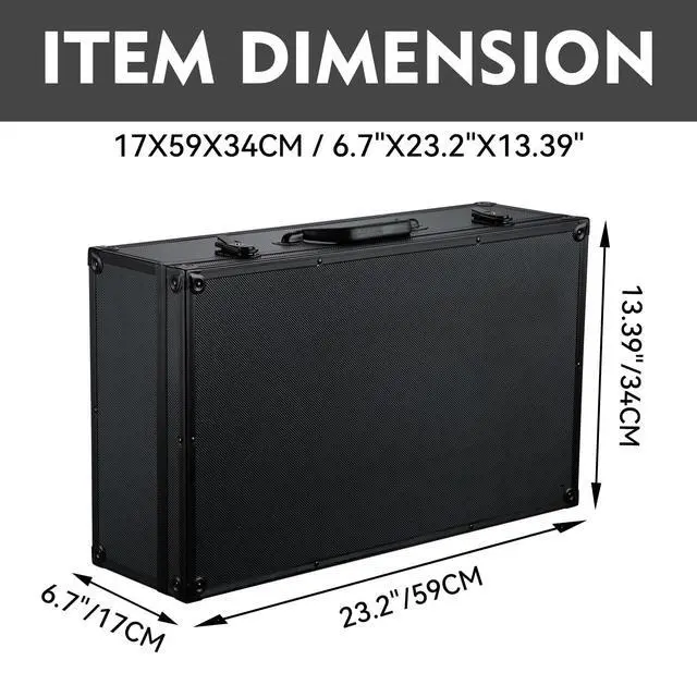 Alt view image 7 of 7 - DJ Controller Hard Case for DDJ-FLX4 / DDJ-400 / DDJ-REV1 / DDJ-SB3 / DDJ-SB2 | Dual Layer High-Density Protective Foam | Mixer Storage Travel Box with Handle for Laptop Microphone Headphones Cables