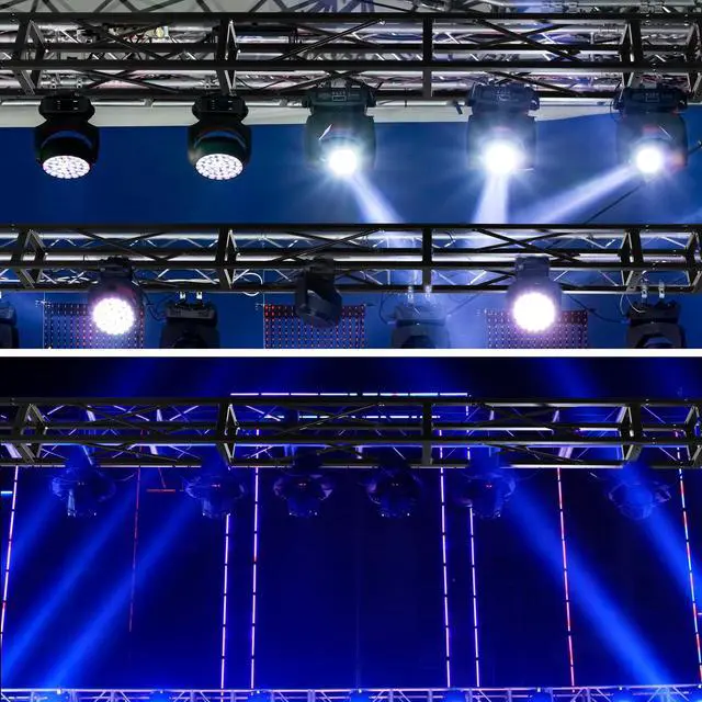 Alt view image 7 of 7 - Square 8" x 8" Box Truss Black Trussing Aluminum Lighting Stage Truss with Hardware, 500 Pounds Load Capacity(1.5m Long)