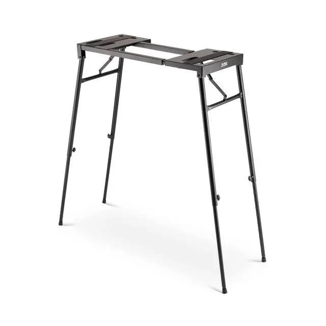 Alt view image 2 of 7 - KS7150 Platform-Style Keyboard Stand (Setup for Keyboards, Synths, Organs, and Electric Pianos, 230 lb Capacity, Adjustable Height and Width, Folding, Portable, Rubber Feet, Metal, Black)