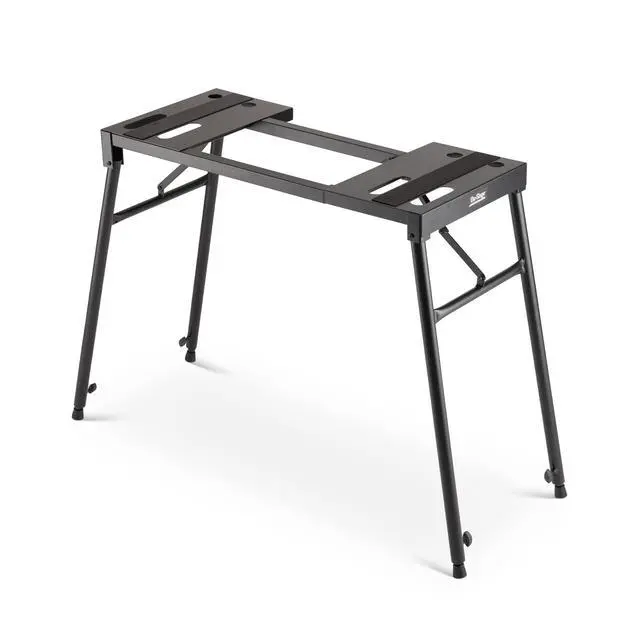 Alt view image 3 of 7 - KS7150 Platform-Style Keyboard Stand (Setup for Keyboards, Synths, Organs, and Electric Pianos, 230 lb Capacity, Adjustable Height and Width, Folding, Portable, Rubber Feet, Metal, Black)