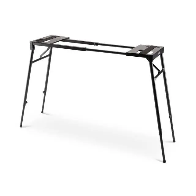 Alt view image 4 of 7 - KS7150 Platform-Style Keyboard Stand (Setup for Keyboards, Synths, Organs, and Electric Pianos, 230 lb Capacity, Adjustable Height and Width, Folding, Portable, Rubber Feet, Metal, Black)