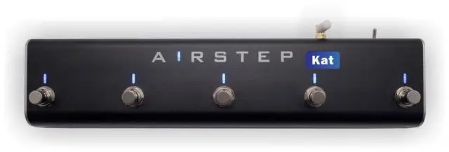 Main image of Airstep Kat Edition KATANA MkII & I Footswitch with 5 Footswitches, 2 Control Modes(Change Presets, Toggle Effects), 300H Playtime, Modify Amp sound with BTS App for iOS and Android, Wirelessly