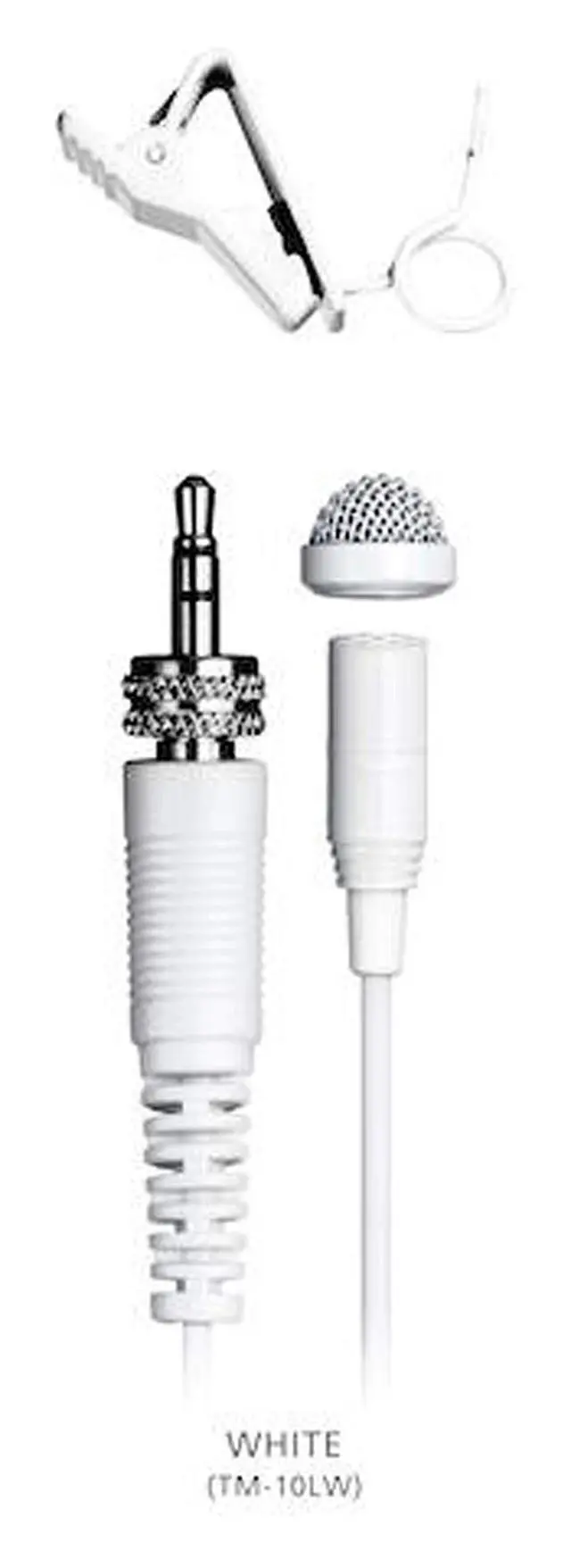 Alt view image 2 of 3 - TM-10LWH Lavalier Microphone, White