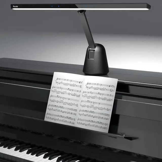 Main image of 55'' Ultra Wide Illumination LED Professional Eye Caring Piano Lamp | Piano Light with Auto-Dimming, Stepless Dimming, 2H Timer, Memory Function, Steady Base, Piano Lamp for Upright Grand Piano