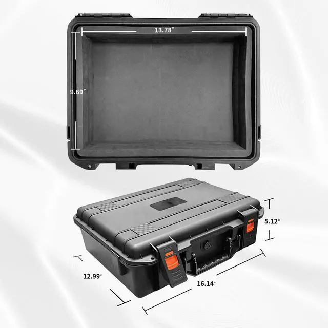 Alt view image 2 of 6 - Hard Travel Case for Allen & Heath CQ-18T Digital Mixer/CQ-12T Hard Shell Carrying Storage Case Equipped with Comfort Handle with Customizable Foam For Mixers