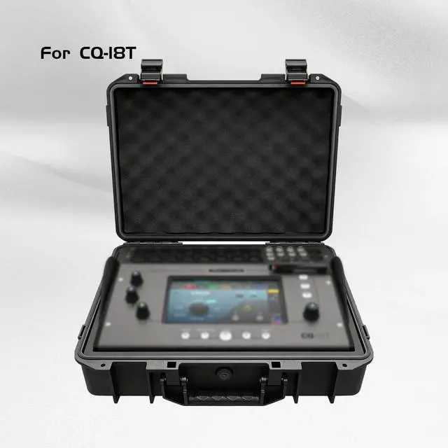 Alt view image 4 of 6 - Hard Travel Case for Allen & Heath CQ-18T Digital Mixer/CQ-12T Hard Shell Carrying Storage Case Equipped with Comfort Handle with Customizable Foam For Mixers
