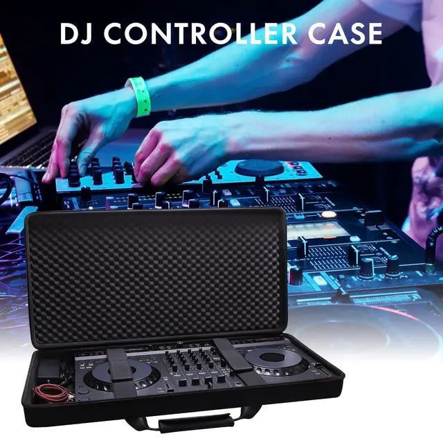 Alt view image 6 of 7 - LTGEM DJ Controller Bag Case Compatible with Pioneer DJ DDJ-1000, DDJ-FLX10, DJ DDJ-REV7, DDJ-REV5, DDJ-FLX6-GT, DDJ-1000SRT, AlphaTheta DDJ-GRV6, RANE FOUR DJ Controller (Outside: 33.7"x16.5"x5.7")