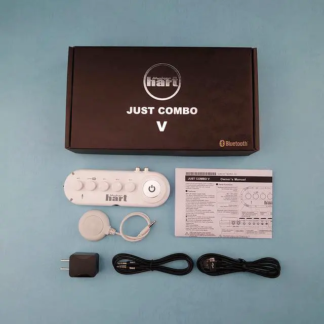 Alt view image 2 of 7 - Just Combo V 5 Channel Bluetooth Audio Mixer/4 Stereo+Mic IN/Bluetooth IN&OUT/USB Audio OUT/RCA OUT