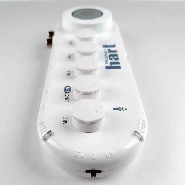 Alt view image 7 of 7 - Just Combo V 5 Channel Bluetooth Audio Mixer/4 Stereo+Mic IN/Bluetooth IN&OUT/USB Audio OUT/RCA OUT