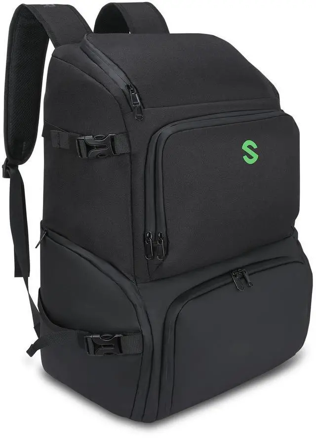 Main image of DJ Accessories Transport Pack - Large Gear Bag for Solo Musicians, DJ Equipment, Mic Stands, and Cables - Durable Gig Backpack